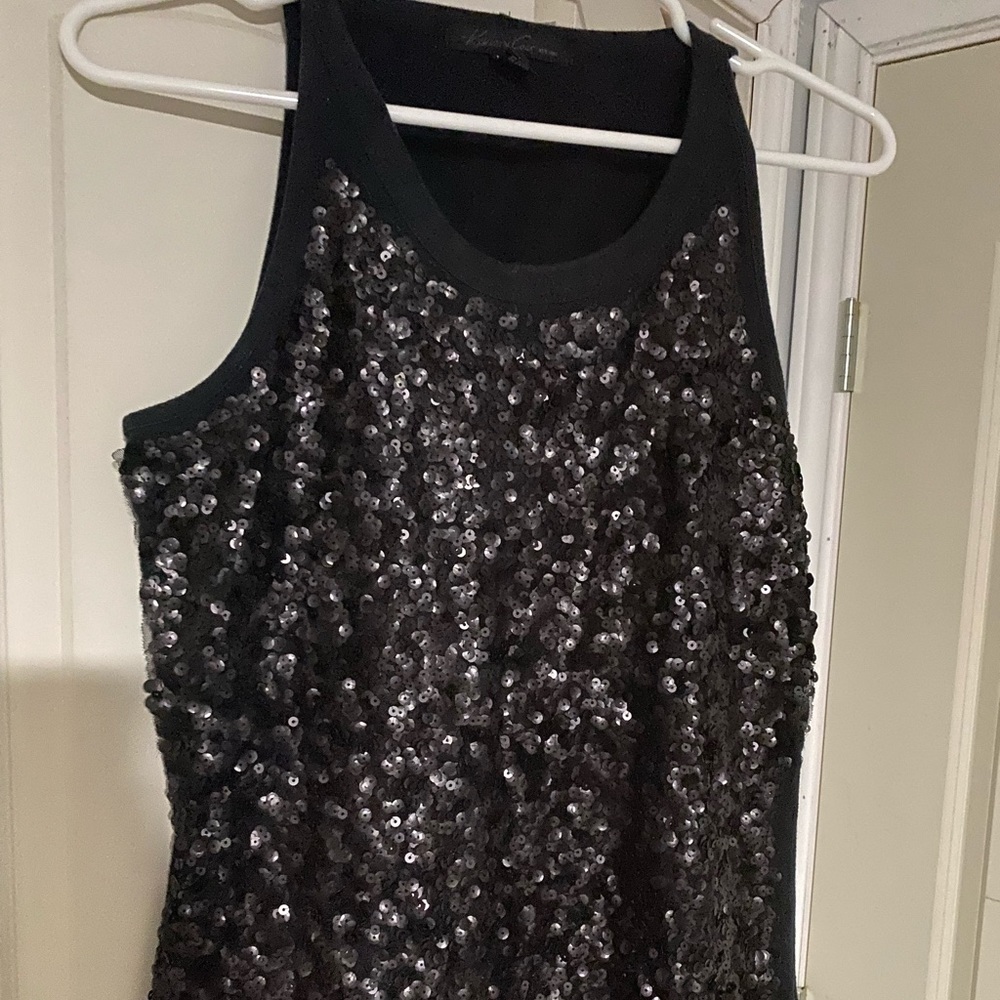 Kenneth Cole sequined tank